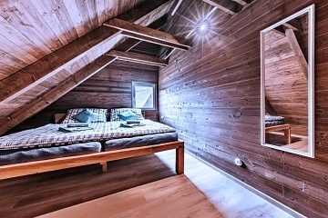 Wellness Roubenka - kachlová kamna - Podkrkonoší