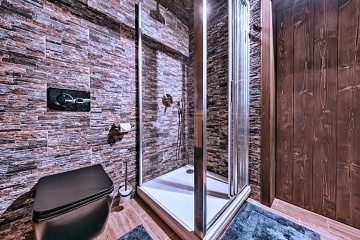 Wellness Roubenka - kachlová kamna - Podkrkonoší