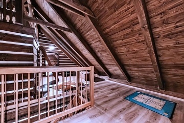 Wellness Roubenka - kachlová kamna - Podkrkonoší