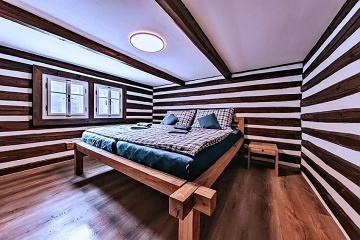Wellness Roubenka - kachlová kamna - Podkrkonoší