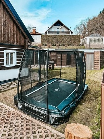 Wellness Roubenka - kachlová kamna - Podkrkonoší