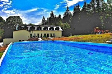 Chata Vysočina - apartmány - bazén a wellness