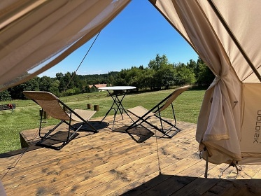 Glamping Návary - ubytování Česká Kanada