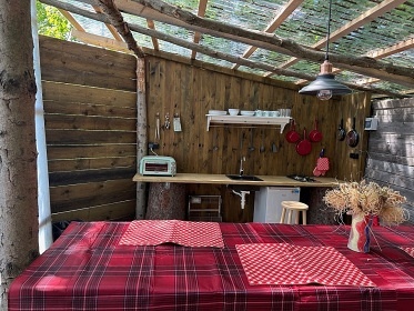 Glamping s baznem - Nov Bystice - Landtejn