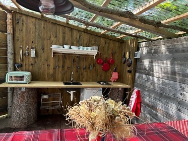 Glamping s baznem - Nov Bystice - Landtejn