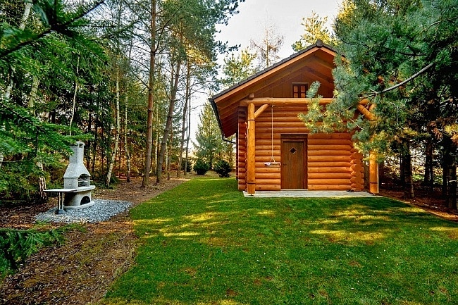 Srub v lese - glamping p�ehrada Se� - �elezn� hory