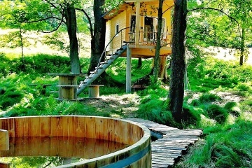 Glamping Mikulovice - Treehouse Lea