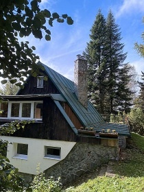 Chata Kru�n� hory - hora Kl�novec - J�chymov