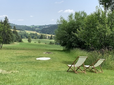 Roubenka s kachlovými kamny - Křižánky - Vysočina