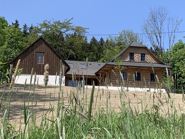 Roubenka s kachlovými kamny - Křižánky - Vysočina