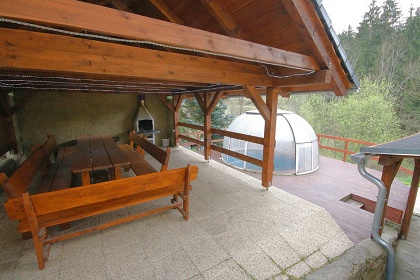 Chata bazén a wellness - přehrada Šance - Beskydy