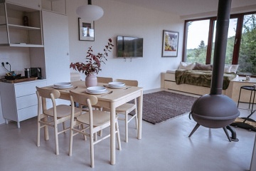 Chata se saunou - Povltav� - p�ehrada Slapy