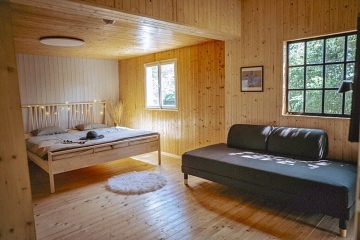 Chata se saunou - Povltav� - p�ehrada Slapy