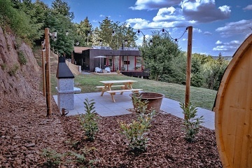 Chata se saunou - Povltav� - p�ehrada Slapy