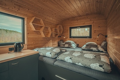 Glamping a sauna Krušné hory - Prunéřovské údolí