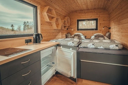 Glamping a sauna Krušné hory - Prunéřovské údolí
