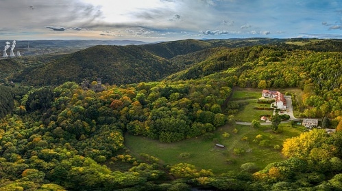 Glamping a sauna Krušné hory - Prunéřovské údolí