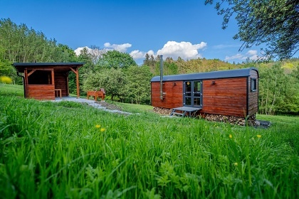 Glamping a sauna Krušné hory - Prunéřovské údolí