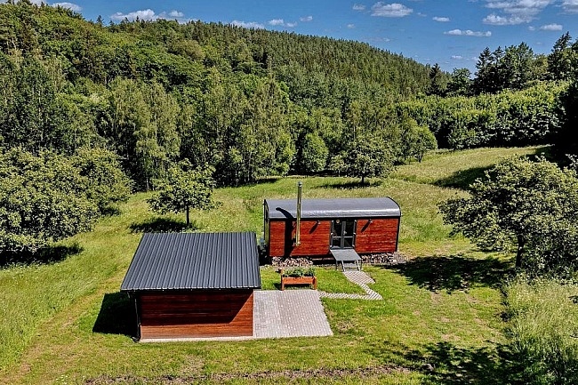 Glamping a sauna Krun hory - Prunovsk dol