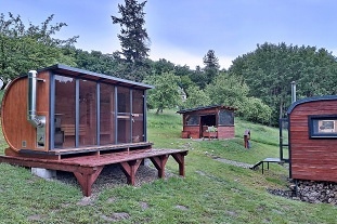 Glamping a sauna Krun hory - Prunovsk dol