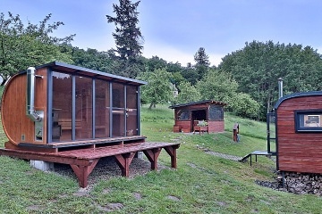 Glamping a sauna Krušné hory - Prunéřovské údolí