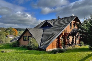 Srub u Litomyšle - vnitřní bazén a sauna