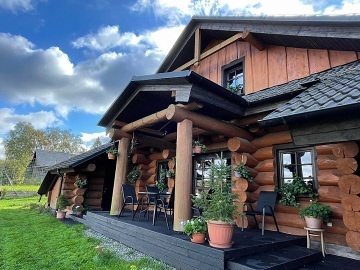 Srub u Litomyšle - vnitřní bazén a sauna