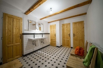 Horská chalupa Krkonoše - koupací sud - Horní Domky