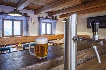 Horská chalupa Krkonoše - koupací sud - Horní Domky
