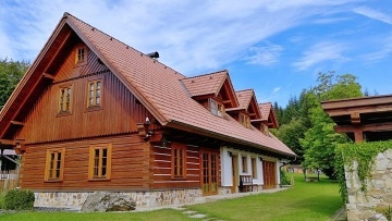 Roubenka s wellness - vyhl�dka Hradisko - Tel�