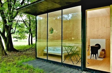 Chaty a Tiny house - Ch�ibsk� lesy - hrad Buchlov