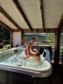 Chata s wellness - a v�hledem na Lu�ick� hory