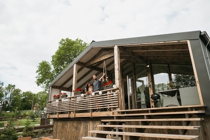 Chata s wellness - a v�hledem na Lu�ick� hory