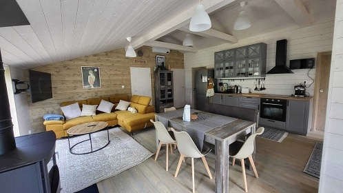 Chata s wellness - a v�hledem na Lu�ick� hory