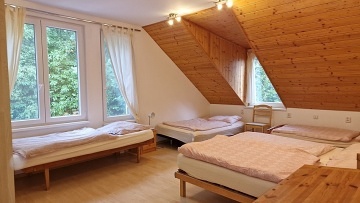 Chata s bazénem - hrad Landštejn - Česká Kanada