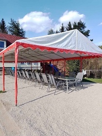 Chata s bazénem - hrad Landštejn - Česká Kanada