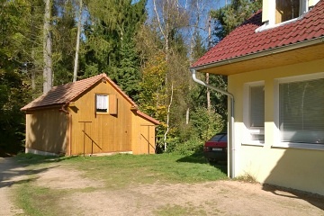 Chata s bazénem - hrad Landštejn - Česká Kanada