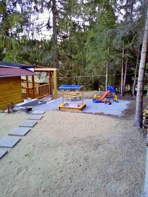 Chata bazén a sauna - hrad Landštejn - Česká Kanada