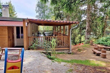 Chata bazén a sauna - hrad Landštejn - Česká Kanada