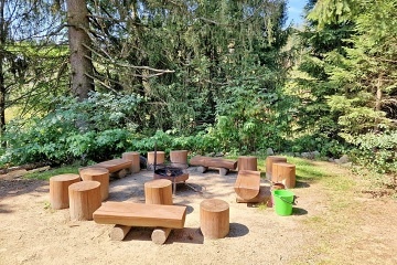 Chata bazén a sauna - hrad Landštejn - Česká Kanada