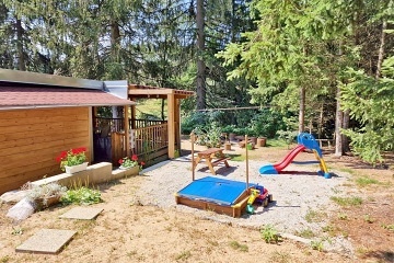 Chata bazén a sauna - hrad Landštejn - Česká Kanada