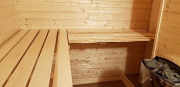 Chata bazén a sauna - hrad Landštejn - Česká Kanada