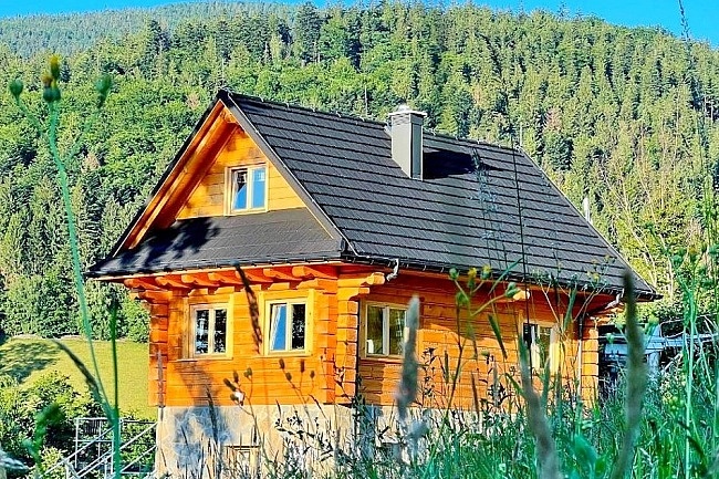 Roubenka se saunou - Lysá hora - Satinské vodopády