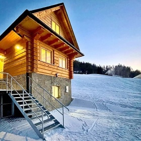 Roubenka sauna a krbov kamna - Satinsk vodopdy