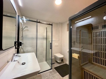 Roubenka sauna a krbov kamna - Satinsk vodopdy