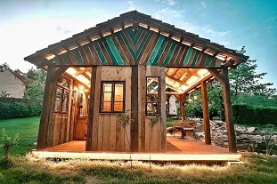 Glamp Jurta - biotop a sauna - Toulovcovy Maštale