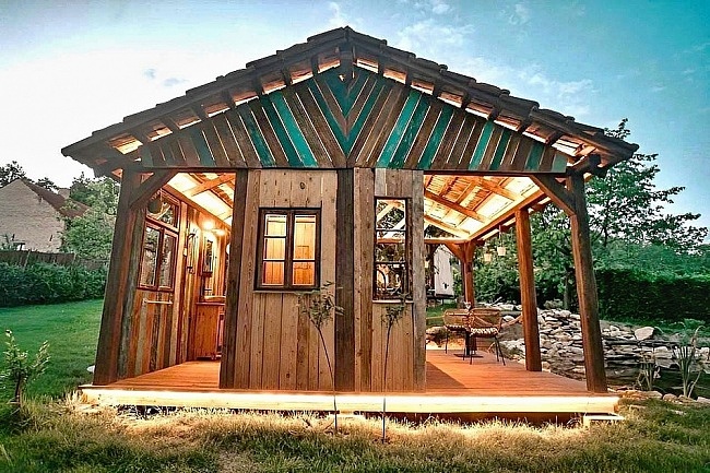 Glamp Jurta - biotop a sauna - Toulovcovy Ma�tale