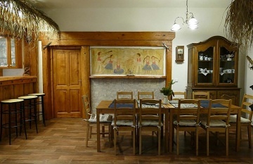 Chalupa koupací sud a sauna - cyklostezka Bečva