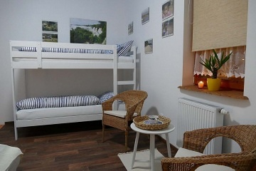 Chalupa koupací sud a sauna - cyklostezka Bečva