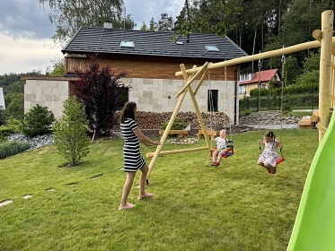 Luxusní chata s vířivkou - řeka Sázava - Samechov